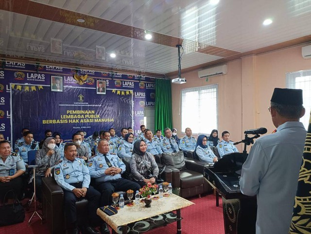 Lapas Narkotika Karang Intan ikuti pembinaan P2HAM