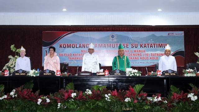 Rapat Paripurna DPRD dalam rangka HUT ke-16 Kabupaten Kepulauan Sitaro.