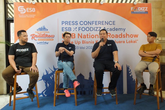 Press Conference ESB x Foodizz Academy F&B National Roadshow Scale Up Bisnis Kuliner Juara Lokal di Jakarta pada Selasa (23/5/2023). Foto: Dok. Istimewa