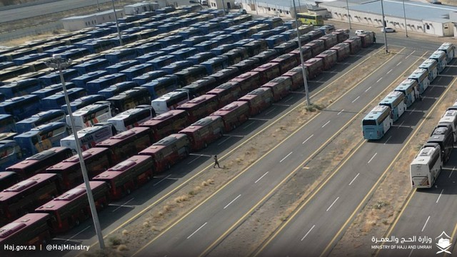 Sebanyak 3 ribu bus mengikuti simulasi haji di Makkah. Foto: Ministry of Hajj and Umrah