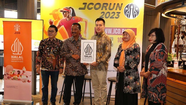 Konferensi pers halal ceremony JCo Indonesia dan JCO RUN 2023. Foto: Jco Indonesia