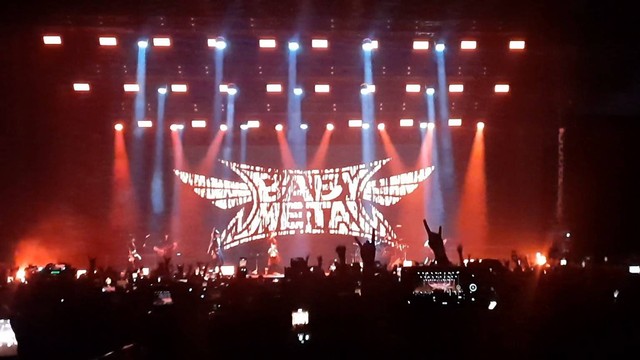 Konser BABYMETAL bertajuk BABYMETAL WORLD TOUR 2023 IN JAKARTA yang digelar di ICE BSD, Kamis (25/5). Foto: Alexander Vito/kumparan