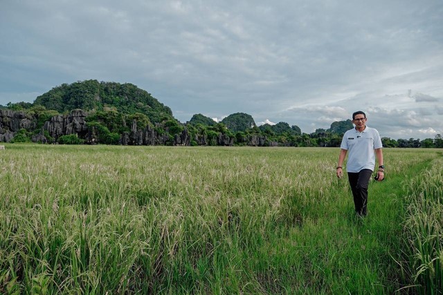 Menparekraf Sandagiaga Uno apresiasi penetapan 4 geopark Indonesia ke dalam UNESCO Global Geopark. Foto: Dok. Kemenparekraf