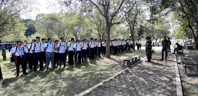 230 mahasiswa di Jogja ikuti pelatihan Bela Negara. Foto: Len/Tugu Jogja