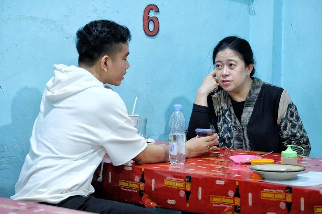 Ketua DPP PDIP Puan Maharani Bertemu dengan Walkot Solo Gibran Rakabuming Raka. Foto: Tim Media Puan Maharani