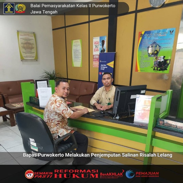 Sumber: Dokumentasi Bapas saat ke KPKNL Purwokerto
