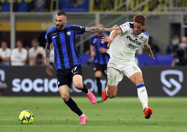 Inter Milan vs Atalanta dalam laga pekan ke-37 Liga Italia 2022/23 di Stadion San Siro pada 28 Mei 2023. Foto: REUTERS/Claudia Greco