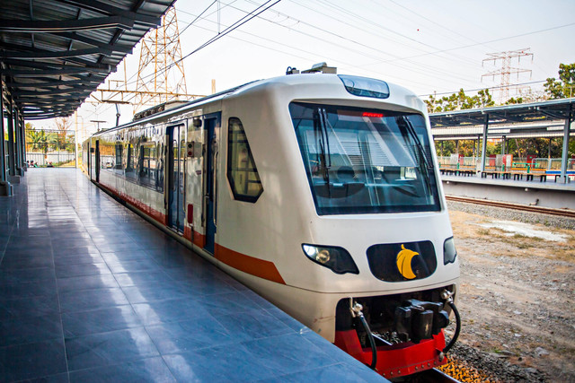 Ilustrasi kereta bandara Soekarno-Hatta. Foto: Shutterstock