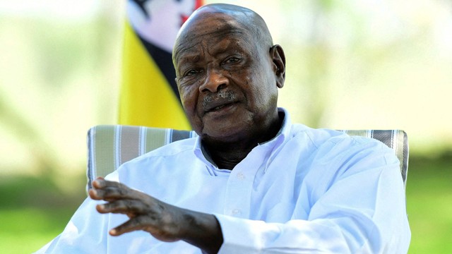 Presiden Uganda Yoweri Museveni. Foto: Abubaker Lubowa/Reuters