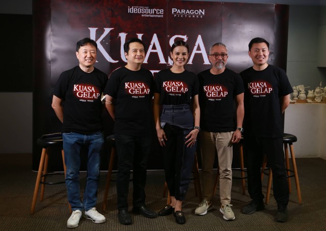 Konferensi pers film Kuasa Gelap di Jakarta, Selasa, (30/5/2023). Foto: Agus Apriyanto