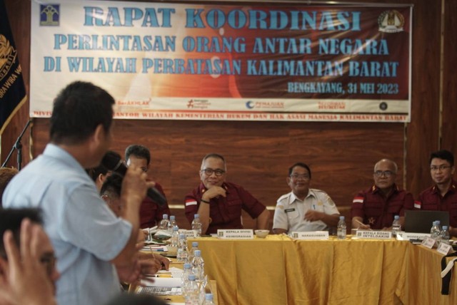 Rakor Perlintasan Orang Antar Negara di Wilayah Perbatasan Kalbar. Foto: Dok. Istimewa