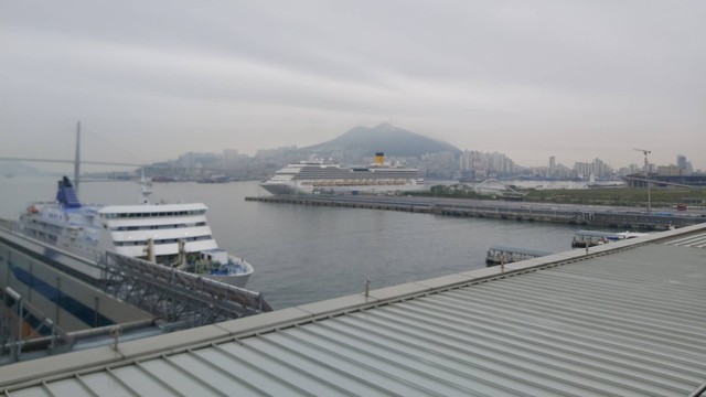 Proyek revitalisasi Pelabuhan Busan untuk World Expo 2030. Foto: Nadia Riso/kumparan
