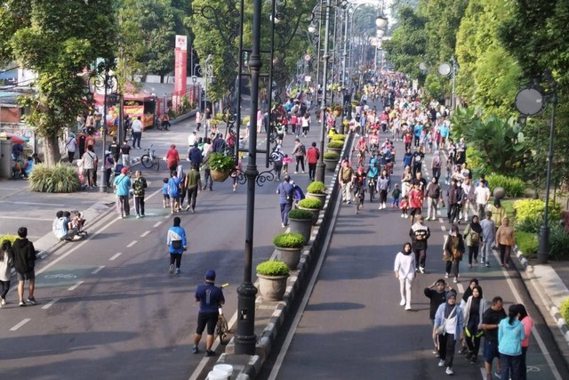 Kegiatan CFD di Jalan Dago, Kota Bandung, pada Minggu (4/6). Foto: Dok. Istimewa