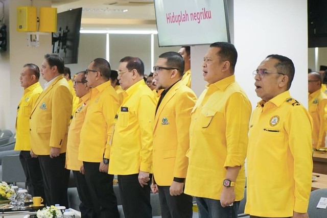 Rakernas Partai Golkar di Jakarta. Foto: Bambang Soesatyo