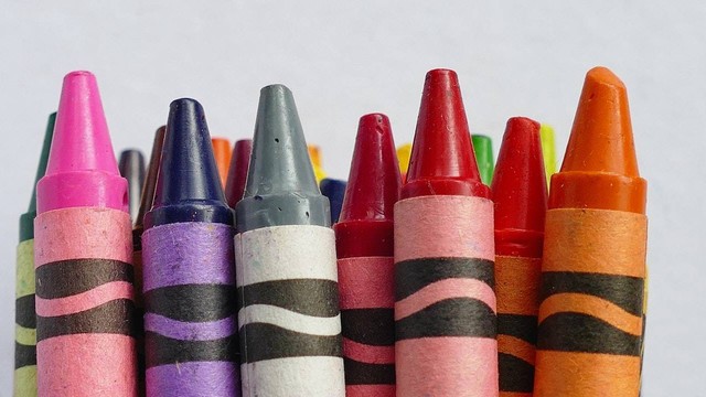 Ilustrasi crayon (Pexels)