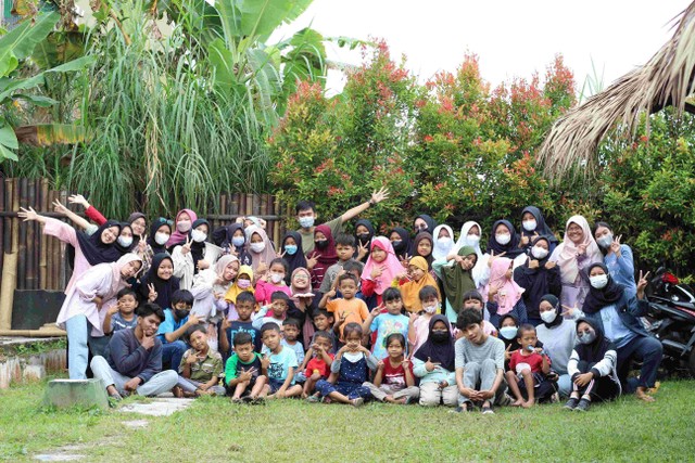 Foto: Dokumentasi Pribadi. Para Punggawa dan adik-adik komunitas Kagem Jogja