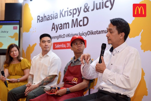 Sesi Talkshow Rahasia Krispy & Juicy Ayam McD. Foto: McDonald's Indonesia