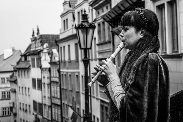 ilustasi Cara Memainkan Recorder, Alat Musik Melodis. Unsplash/Simple Stipes.