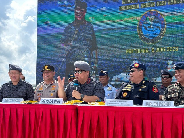 BNN Gelar Operasi Purnama, Sita 130 Kg Narkoba Milik Jaringan Malaysia-Surabaya (1)