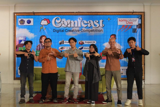 Comfeast 2023 yang diselenggarakan Program Studi Ilmu Komunikasi, Universitas Muhmmadiyah Surakarta (UMS) resmi dibuka, pada Selasa (6/6/2023) di GOR Kampus 2 UMS. (Foto: Panitia Comfeast)