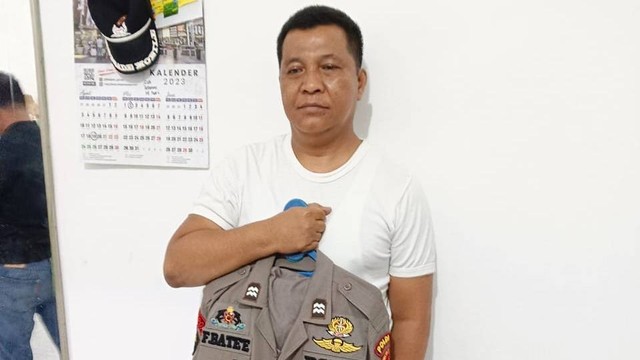 Aiptu FF, anggota Bid Dokkes Polda Sumut yang ditangkap TNI di Asahan, Sumut karena membawa sabu. Foto: Dok. Istimewa