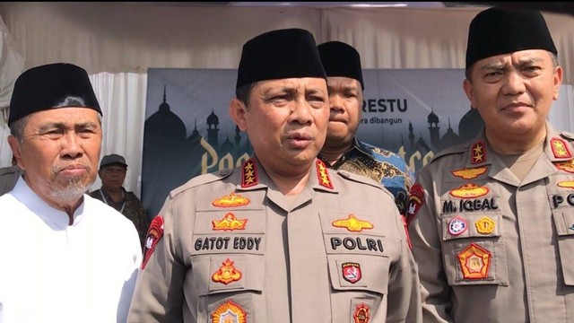 Wakapolri Komjen Pol Gatot Eddy Pramono di Riau, Kamis (8/6). Foto: Dok. Istimewa