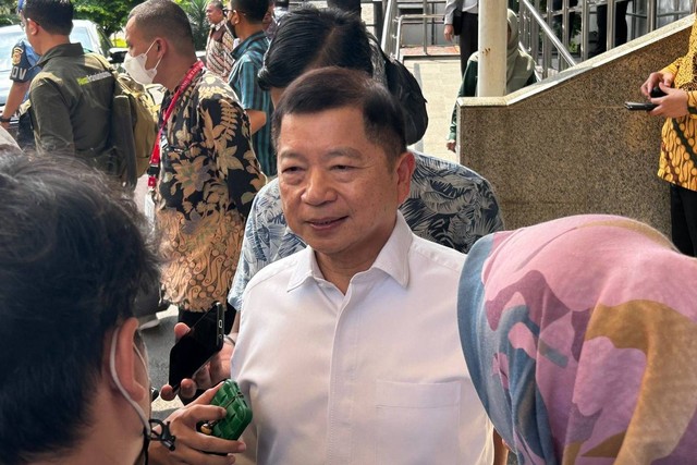 Menteri PPN/Kepala Bappenas Suharso Monoarfa di Kompleks DPR RI, Kamis (8/6). Foto: Nabil Jahja/kumparan