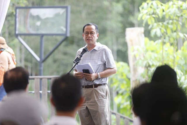 Kepala Eksekutif Pengawas Perbankan OJK Dian Ediana Rae memberikan sambutan dalam diskusi IKN di Balikpapan, Jumat (9/6/2023). Foto: Dok. OJK