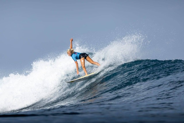 Kejuaraan Surfing Internasional Word Surf League (WSL) Krui Pro QS 5000 2023 di Pesisir Barat kembali digelar. | Foto: Ist