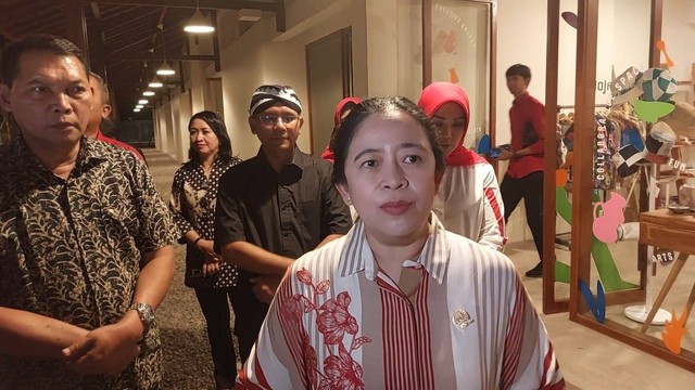 Ketua DPR Puan Maharani usai menjemput kedatangan Atlet Asean Para Games di Bandara Internasional Adi Soemarmo Solo, Sabtu (10/6/2023). Foto: Dok. Istimewa