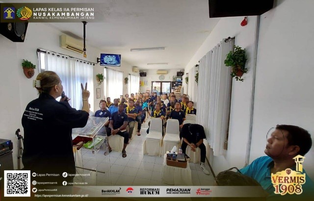Adakan Pembinaan Kepribadian di Gereja Kasih Anugerah Lapas Permisan