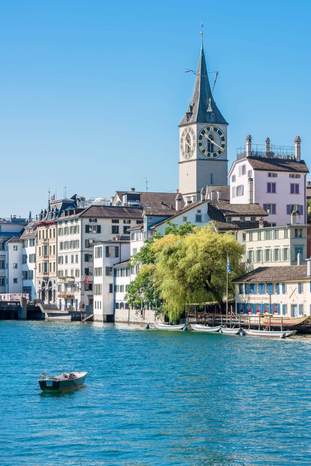 Ilustrasi Kota Zurich, Swiss. Foto: dvoevnore/Shutterstock