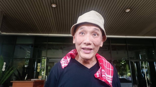 Pengusaha jalan tol Jusuf Hamka saat ditemui di Gedung PT Citra Marga Nusaphala Persada Tbk (CMNP), Kamis (15/6/2023). Foto: Ghinaa Rahmatika/kumparan
