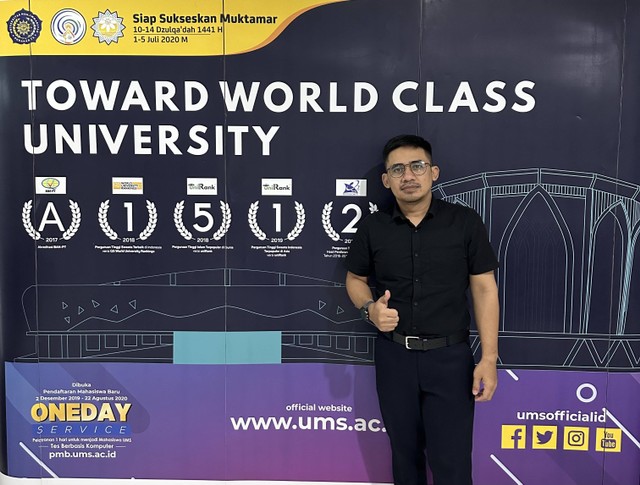 Dr Ginanjar Rahmawan alumni Universitas Muhammadiyah Surakarta