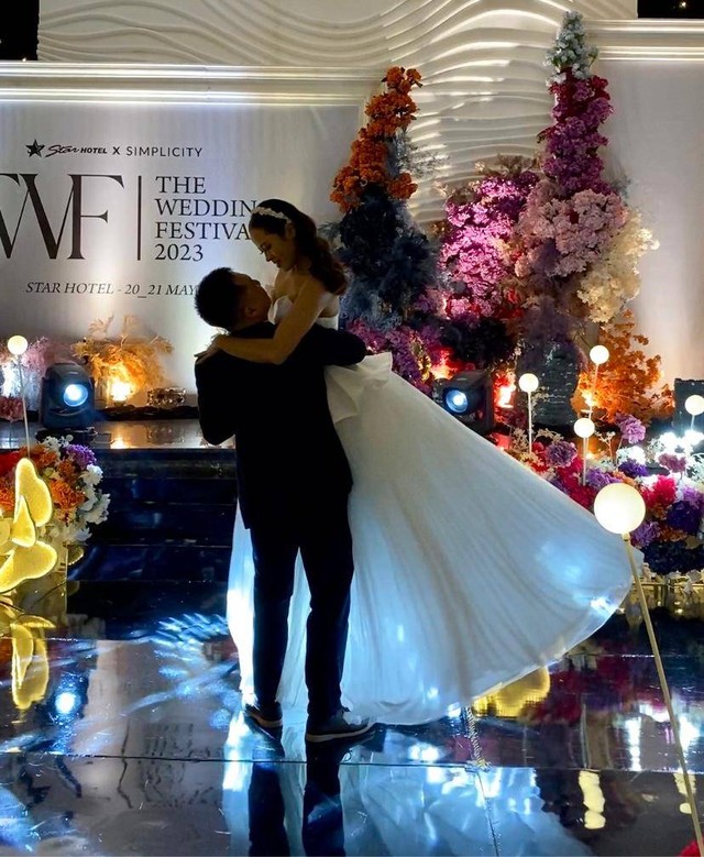 Pengantin dansa. Foto: Dok. Istimewa
