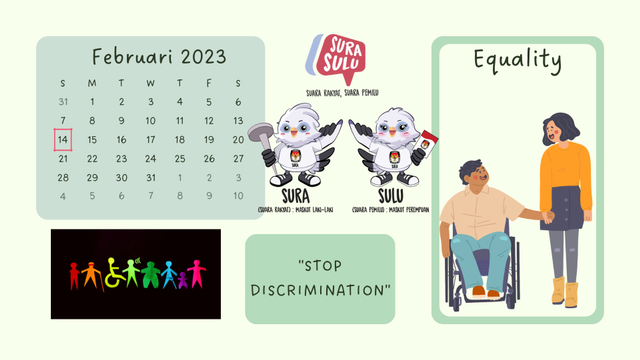 Ilustrasi Pemilu Ramah Disabilitas 2024. Sumber : canva.com