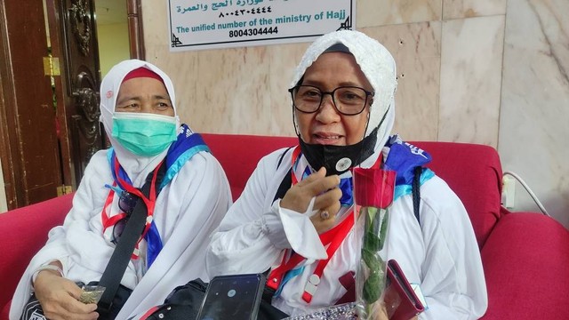 Jainab, jemaah haji asal Kutai Kertanegara, Samarinda. Foto: Ahmad Romadoni/kumparan