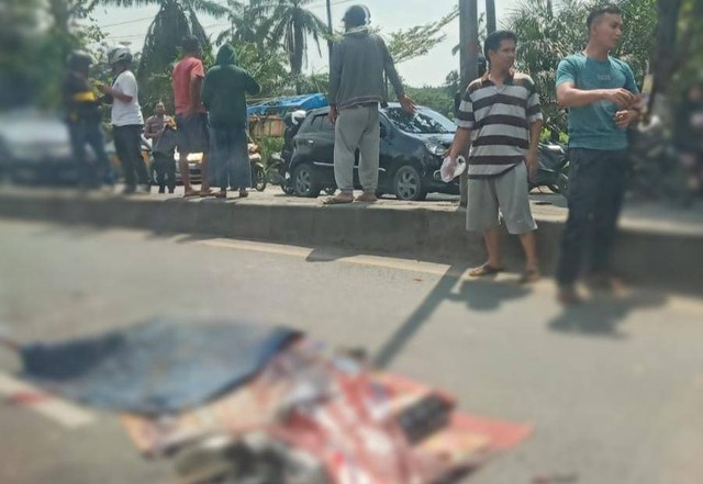 Pengendara Motor di Lampung Meninggal Dunia Usai Terlindas Truk