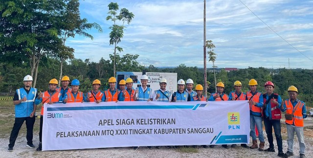 Apel siaga kelistrikan pelaksanaan MTQ di Sanggau. Foto: Dok. PLN