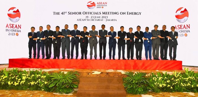 Menteri ESDM Arifin Tasrif saat opening ceremony 41st ASEAN Senior Officials Meeting on Energy. Foto:  Dok Kementerian ESDM