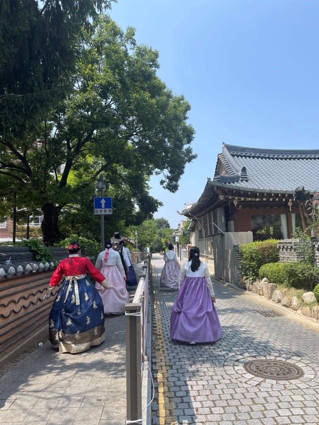 Suasana di Jeonju Hanok Cultural Village, Korea Selatan. Foto: Rini Friastuti/kumparan