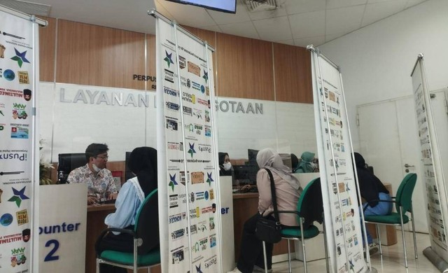 Proses Pelayanan Keanggotaan Perpustakaan nasional Indonesia : Dokumentasi Pribadi