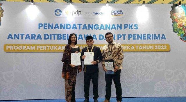 PMM UNMUL dan Ditbelmawa Kemendikbudristek Lakukan Penandatanganan PKS