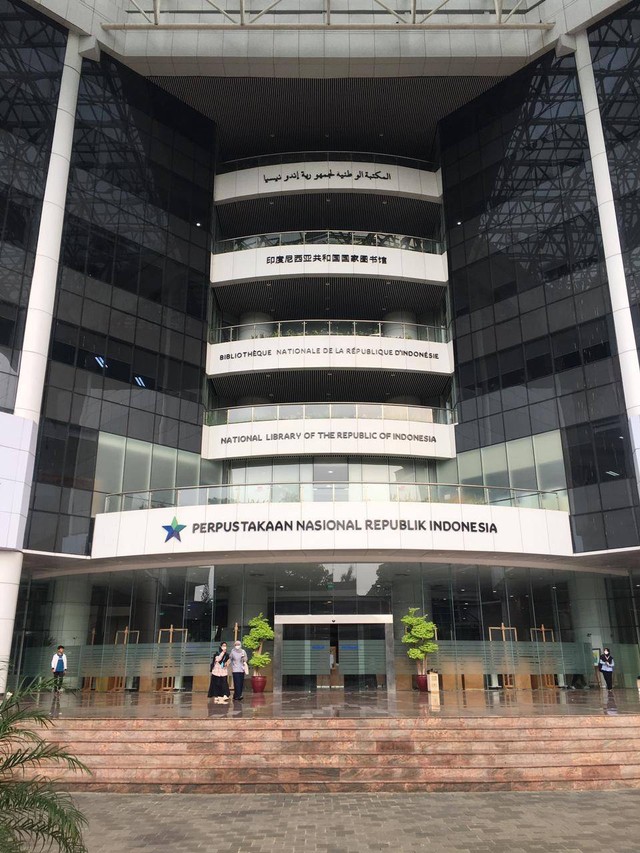 Dokumen pribadi: Gedung Perpustakaan Nasional Republik Indonesia.
