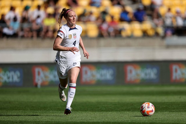 Becky Sauerbrunn, kapten timnas wanita AS. Foto: Marty Melville/AFP