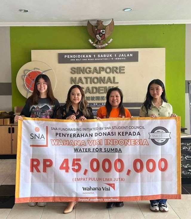 Sekolah Internasional di Surabaya Galang Dana Penyediaan Air Bersih Warga NTT