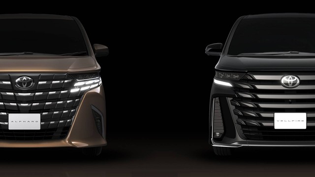 Toyota Alphard dan Vellfire generasi terbaru yang meluncur di Jepang. Foto: Toyota