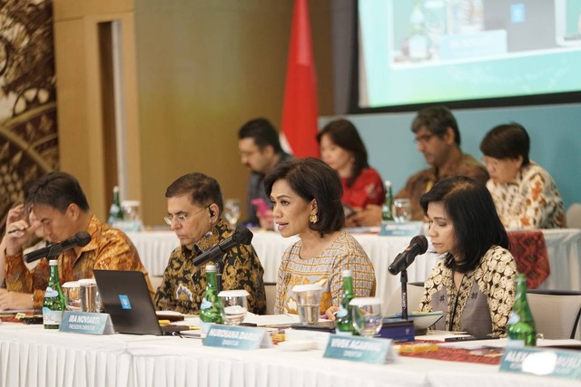 Rapat Umum Pemegang Saham Tahunan (RUPST) PT Unilever Indonesia Tbk (UNVR) di Kantor Pusat Unilever Indonesia BSD, Kamis (22/6/2023).  Foto: Unilever Indonesia