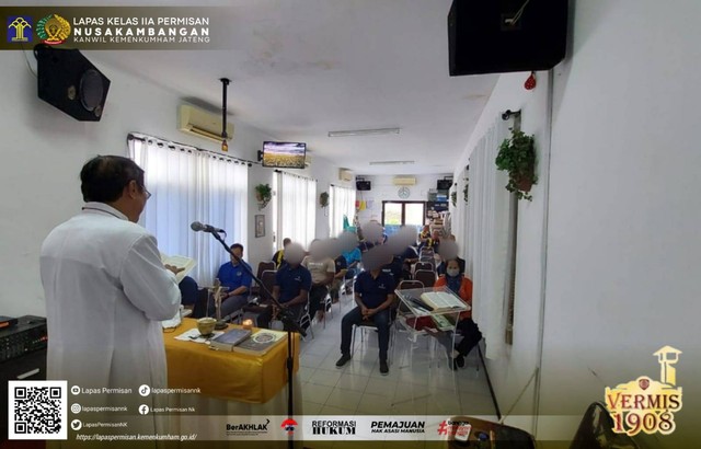 Pembinaan Kepribadian WBP Khatolik bersama Gereja Katholik Santo Stefanus