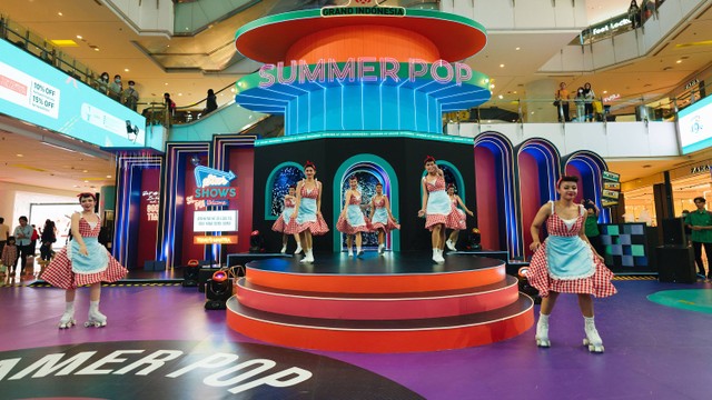 Sejumlah penari di Event SUMMER POP di Grand Indonesia, Jakarta. Foto: Dok. Grand Indonesia